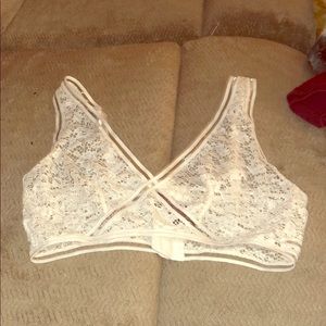 Unpadded bralette